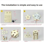 DIY Solar Windmill Science DIY Physics Educational Toy Kit for Kid Model 2 in 1 Solar Power Technology Experiment Gift Idea - Image 11