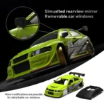 Turbo Racing 1:76 C66 Drift RC Car With Gyro Radio Full Proportional Remote Control Toys RTR Desktop Toys For Kids and Adults - Image 3