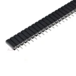 1/2/5pcs 1x40 Pin Single Row Round Female Pin Header 2.54mm Pitch Insulator 7.0mm Strip Connector Socket 40p 40pin For Pcb - Image 3