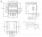 10pcs Double Usb Type A Female Solder Jacks Connector Pcb Socket usb-a Type 90 Degrees 4pins 180 Degrees 4pins Right Angle - Image 10