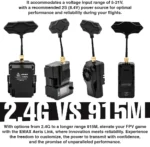 EMAX Aeris Link ExpressLRS ELRS Micro TX Module 2.4G 915MHz With OLED Screen And Cooling Fan For RC Airplane FPV Drone - Image 18