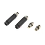 M8 waterproof sensor connector male & female plug 3/4 pin Straight type wire connector Screw Threaded coupling 3Pin/4Pin - Image 2