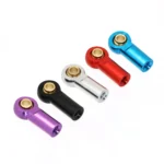 5Pcs Metal M3 Aluminum Link Tie Rod End Ball Joint for 1/10 RC Car Crawler AXIAL SCX10 D90 D110 Tamiya racing - Image 6