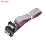 2pcs 2.54mm Pitch Fc-6/8/10/14/16/20/40/50 Pin 30cm Jtag Isp Download Cable Gray Flat Ribbon Data Cable For Dc3 Idc Box Header - Image 18
