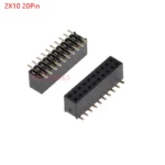 10PCS SMD SMT 2*2/3/4/5/6/7/8/9/10/12/16/20/40/ PIN Double Row Pin Female Header 1.27MM Pitch Connector Socket 2X/6/8/10/20 - Image 11