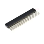 2PCS 2x32 PIN double Row Straight FEMALE PIN HEADER 2.54MM PITCH pin long 12MM Strip Connector Socket 2*32 64 PIN 2x32Pin pc104 - Image 2