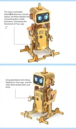 DIY Electric Voice Controlled Robot DIY Science Experiment Kit & Education Model Toy For Children Gift Toy Project - Image 6