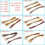 10Pcs 1.0 1.25 1.5 2.0 2.54 Sh/Jst/Zh/Ph/Xh 1.0mm 1.25mm 1.5mm 2.0mm 2.54mm Female Plug Connector With Wire 2/3/4/5/6/7/8/P Pin