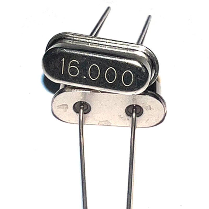 10pcs HC-49S 16MHz 16M 16.000MHZ 16.000 Quartz Crystal Resonator Passive Oscillator HC49S  DIP2