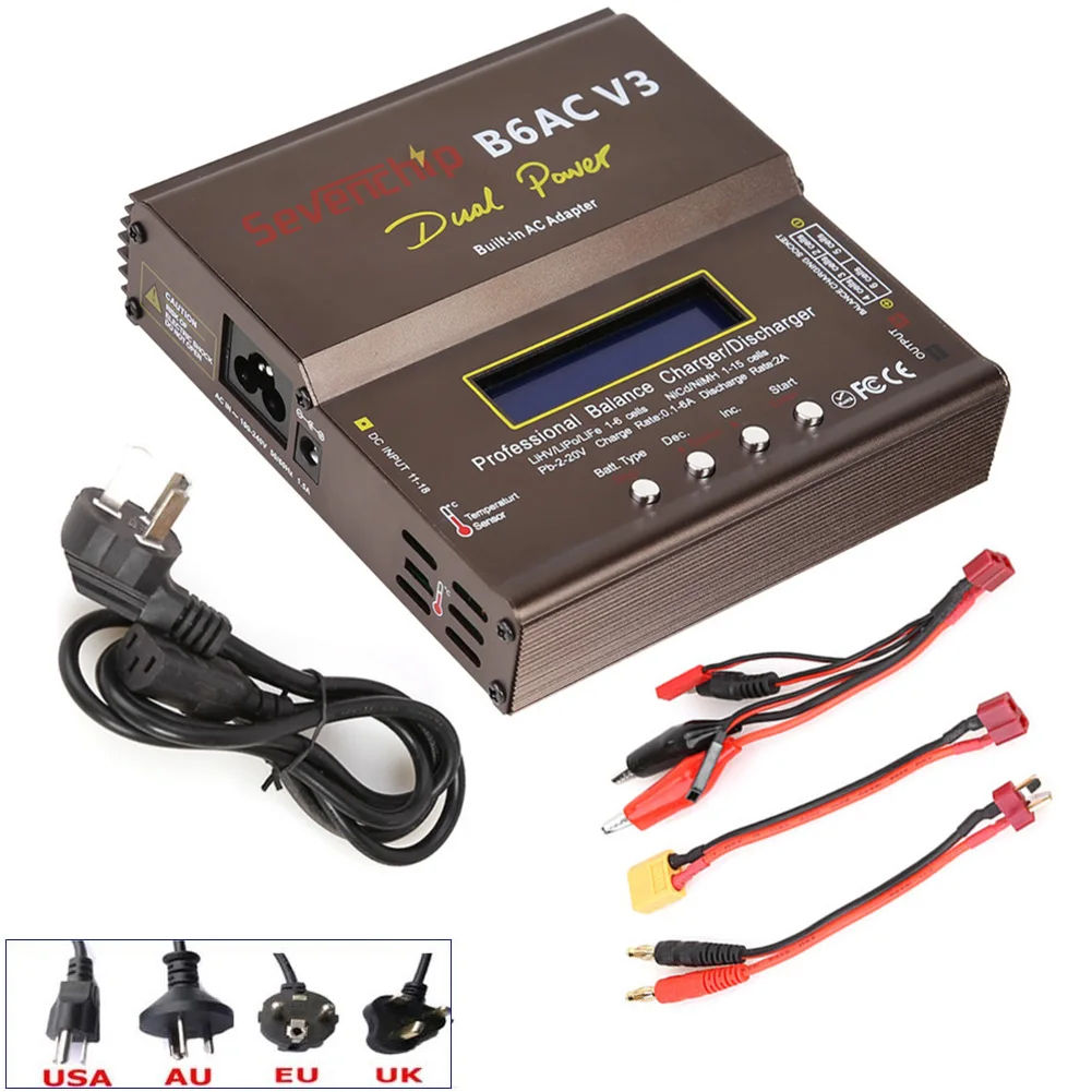 S9f80fc53e5da464f97fcb3156bddef42O.webp New 80W imax B6AC V3 Smart Digital Balance Charger For RC Helicopter Re-peak NiMH NiCD LiHV NiCd PB Li-ion Battery Charger - Image 1