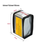 High Quality Fireproof & Waterproof Explosion-proof RC LiPo Battery Safety Bag Safe Guard Charge Sack 90*64*50MM - Image 18