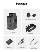 RunCam6 RunCam 6 4K 30HD Portable FPV Camera IMX377 (12MP) Sensor MP4 Video Format Micro SD Card Supported For RC Drone - Image 18