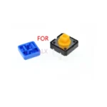 50PCS square Tactile Button caps for B3F-4055 12X12X7.3MM Micro TACT Key SWITCH FOR ARDUINO 12*12*7.3MM 12X12X7.3 SWITCHES - Image 3
