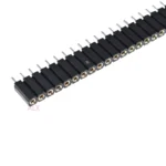 1/2/5pcs 1x40 Pin Single Row Round Female Pin Header 2.54mm Pitch Insulator 7.0mm Strip Connector Socket 40p 40pin For Pcb - Image 2