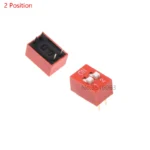 10PCS red 1/2/3/4/5/6/8/10/12 Position bits dip TOGGLE switch doule Row PITCH 2.54MM Slide Switches - Image 15
