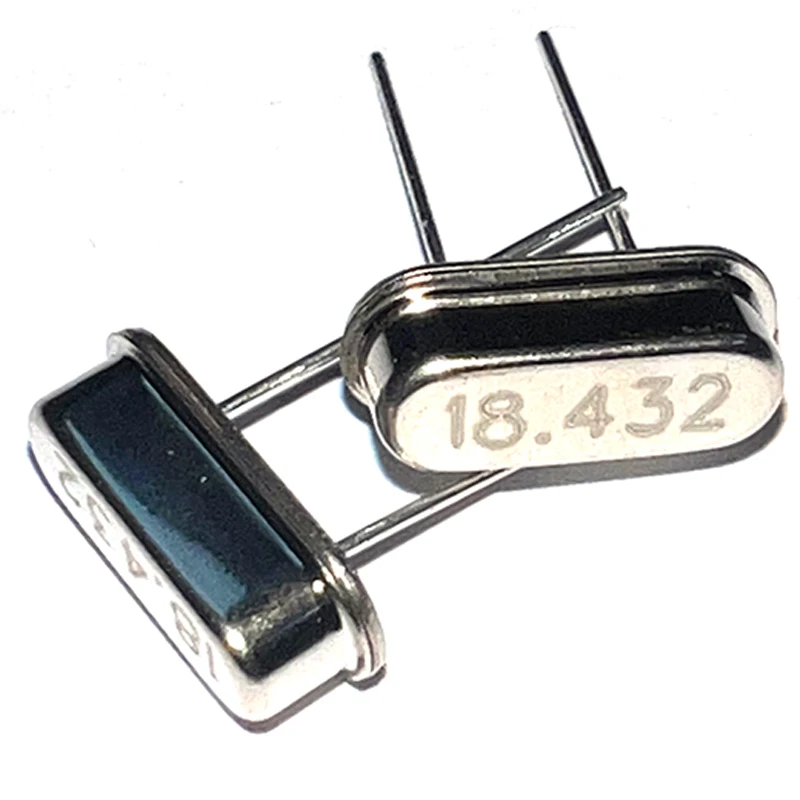 10pcs HC-49S 18.432MHz 18.432M 18.432 Quartz Crystal Resonator Passive Oscillator HC49S DIP2