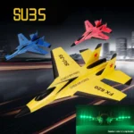 RC Plane SU35 2.4G With LED Lights Aircraft Remote Control Flying Model Glider Airplane F22 FX820 FX620 FX622 A380 EPP Foam Toys - Image 4