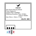 HGLRC M80 PRO M80PRO GPS GLONASS GALILEO QZSS SBAS BDS QMC5883 Compass 5V Power 25mm x 25mm x 8.3mm For FPV Drones Fixed-wing - Image 12