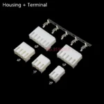 10Set VH3.96 Connector 3.96mm Pitch Plug+Terminal+Straight/Curved Needle 2P/3P/4P/5P/6P/8P/10P VH Housing Male Pin Header 2/3Pin - Image 2
