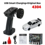 Rc Toys 1/43 RC Drift Car with Gyro Upgraded Ver 2.4G Remote Control Mini Drift Race Car 4WD Radio Control RC Toys Traffic Cones - Image 7