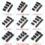 5/10Pcs DC3 1.27/2.0/2.54mm Dip/SMD/Right Angle 6/8/10/16/20/26/34/40/50Pin Male Socket Straight Idc Box Headers Cable Connector