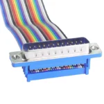 2PCS D-SUB DIDC 9 15 25 37Pin DB9 DB15 DB25 Male Female Head line pressing type connector D SUB DIDC-9P 15P 25P Connector - Image 2