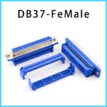 2PCS D-SUB DIDC 9 15 25 37Pin DB9 DB15 DB25 Male Female Head line pressing type connector D SUB DIDC-9P 15P 25P Connector - Image 6