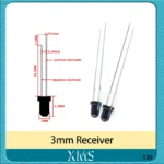 10pairs 3mm 5mm 940nm LEDs Infrared Emitter and IR Receiver Diode Diodes 301A for arduino - Image 11