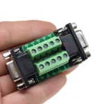 1PCS Double DB9 9PIN male female serial port connector to terminal block adapter D-SUB COM RS232 TO RS485 converter Board - Image 5