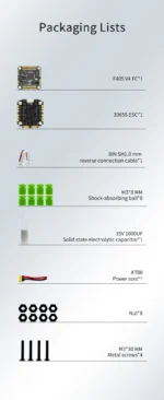 Aocoda-RC F465S V4 Stack F405 V4 FC 65A 4 in1 ESC 30X30mm ICM42688P for FPV Racing Drone - Image 14