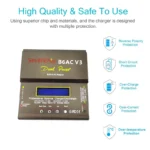 New 80W imax B6AC V3 Smart Digital Balance Charger For RC Helicopter Re-peak NiMH NiCD LiHV NiCd PB Li-ion Battery Charger - Image 4