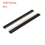 5/10Pcs 2.54mm 40 Pin 1x40 2X40 Single/Double Row Male Female 2.54 Pin Header PCB JST Connector Strip Right angle For Arduino - Image 8