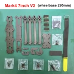Mark4 V2 Mark 4 7inch 295mm / 8inch 367mm / 9inch 387mm / 10inch 427mm 3K Full Carbon Fiber TrueX Frame for FPV Camera Kit Done - Image 7