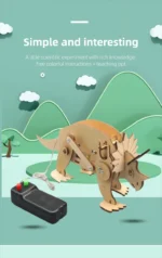 DIY Science Toys Children Educational STEM Kits Dinosaur Model Technologia Experimental Tool Wood Puzzle Games School Supply - Image 21
