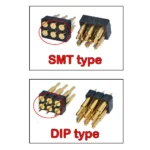 2 pcs Male Spring Loaded Pogo Pin Connector  4 6 8 10 12 14 16 20 Pin Dual Row Surface Mount SMT DIP Height 7.0mm Pitch 2.54 mm - Image 2