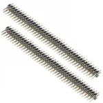 2.54mm Double row Male PCB Board Pin Header Connector Strip Pinheader gold plated copper 2/3/4/5/6/8/10/12/20/40Pin For Arduino - Image 5