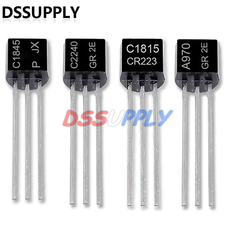 50PCS/LOT 2SC1815GR 2SC1815 TO-92 2SC1845 2SC2240 2SA970 TO92 New And Original Triode Transistor