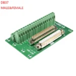 1PCS DB37 37PIN 2 ROW male female connector to terminal adapter D-SUB converter 37 pin plug terminal board Signal Module