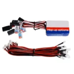 Rc 12 LED Lighting System Kit Smart Simulation Lights 1/10 Drift On Road RC Car Yokomo Tamiya Hop-up options Remote Control - Image 4