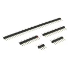 10PCS 2.54MM pitch single row right angle smd/smt pin header 1x2/3/4/5/6/8/10/12/40 pin/p pcb Surface Mount connector 3p/4p//40p - Image 2