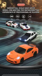 Rc Toys 1/43 RC Drift Car with Gyro Upgraded Ver 2.4G Remote Control Mini Drift Race Car 4WD Radio Control RC Toys Traffic Cones - Image 23