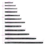 5pcs iFlight 20mm 15mm width 500mm 400mm 300mm 250mm 200mm Length Microfiber PU Leather Battery Strap Non-slilp Belt for FPV - Image 3