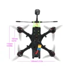 APEX 3 APEX3 3 inch Drone With F405 40A Flight Controller Robin3 Camera 5.8G 1W VTX PNP / BNF FPV Freestyle RC Drone Optional - Image 3