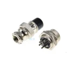 2set gx16-6 Aviation Plug Socket Circular Connector 16mm Diameter Gx16 6pin Male Female Wire Panel Connector Circular Screw Type - Image 2