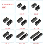 5/10Pcs DC3 1.27/2.0/2.54mm Dip/SMD/Right Angle 6/8/10/16/20/26/34/40/50Pin Male Socket Straight Idc Box Headers Cable Connector - Image 10