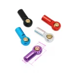 5Pcs Metal M3 Aluminum Link Tie Rod End Ball Joint for 1/10 RC Car Crawler AXIAL SCX10 D90 D110 Tamiya racing - Image 4