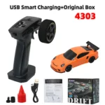 Rc Toys 1/43 RC Drift Car with Gyro Upgraded Ver 2.4G Remote Control Mini Drift Race Car 4WD Radio Control RC Toys Traffic Cones - Image 8