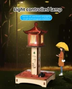 DIY Light Controll Lights Model Handmade Projection Lamp Science Technology Educational Kit Puzzle STEM Toy for Children - Image 7