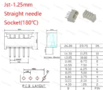 5Pcs JST-1.25mm ZH-1.5mm PH-2.0mm XH-2.54mm Male/Female Plug Connector With Wire 2/3/4/5/6/7/8/10P Pin Header Socket For Arduino - Image 25