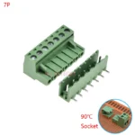 10Sets 2edg 2/3/4/5/6/7/8/9 Pin Screw Terminal Block Connector 5.08mm Pitch Plug + Straight Pin Header Socket For Pcb 2p 3p 4p - Image 16